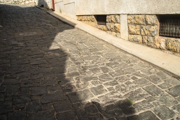 Stone Sidewalk Repair in St Louis